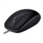 Pelė Logitech B110 Silent, laidinė, USB, juoda