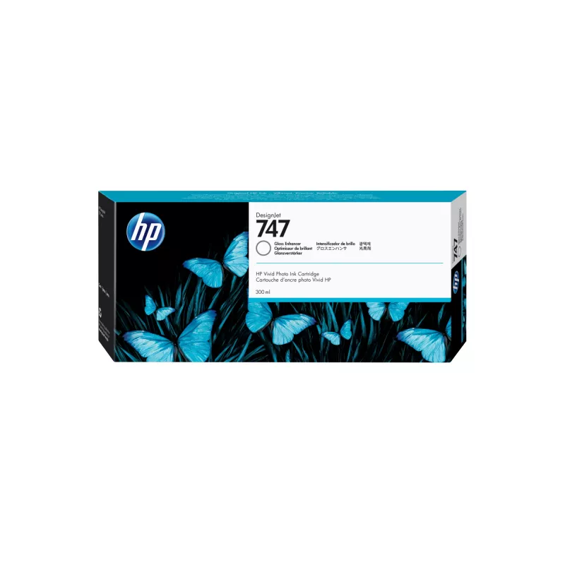 HP 747 300 ml blizgesio stiprintuvo DesignJet rašalo kasetė