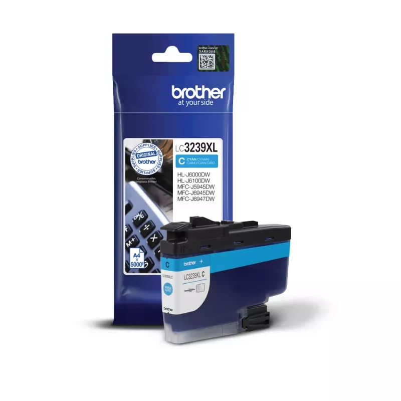 Brother LC3239XLC rašalo kasetė 1 vnt. Originali didelės (XL) talpos žydra