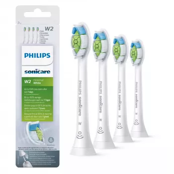 Philips Sonicare W Optimal White HX6064/10 4 vnt. sonic šepetėlių galvučių rinkinys