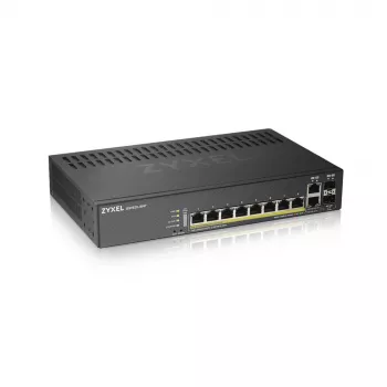 Zyxel GS1920-8HPV2 valdomas Gigabit Ethernet (10/100/1000) maitinimas per Ethernet (PoE) juodos spalvos