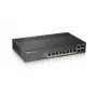 Zyxel GS1920-8HPV2 valdomas Gigabit Ethernet (10/100/1000) maitinimas per Ethernet (PoE) juodos spalvos