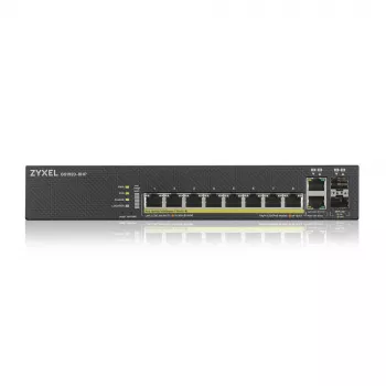 Zyxel GS1920-8HPV2 valdomas Gigabit Ethernet (10/100/1000) maitinimas per Ethernet (PoE) juodos spalvos