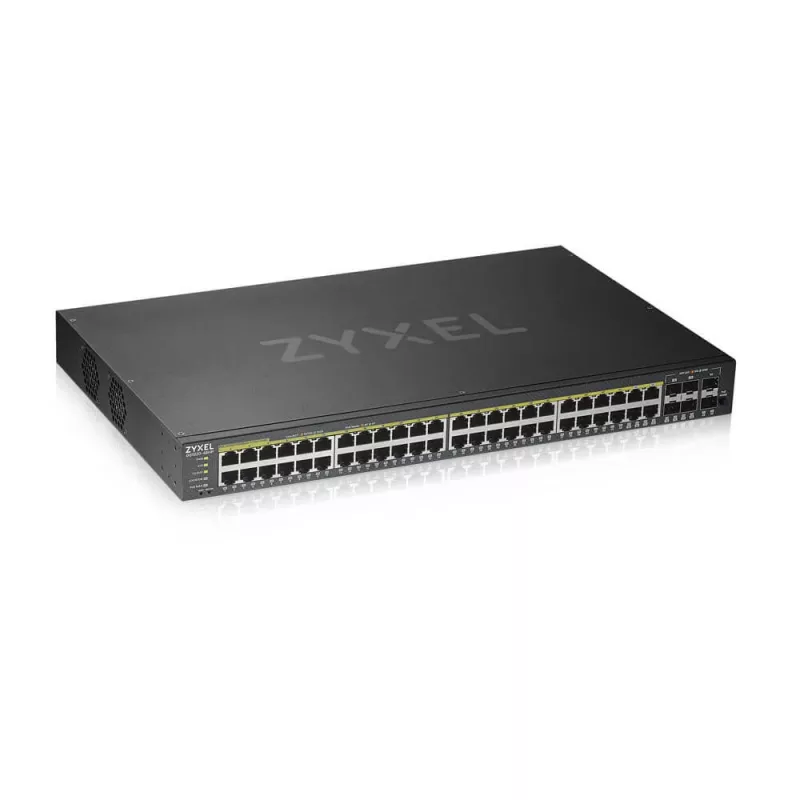 Zyxel GS1920-48HPV2 valdomas „Gigabit Ethernet“ (10/100/1000) „Power over Ethernet“ (PoE) juodos spalvos