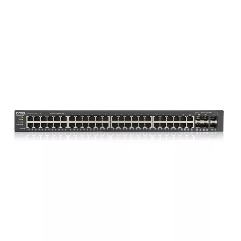 Zyxel GS1920-48V2 valdomas Gigabit Ethernet (10/100/1000) juodas