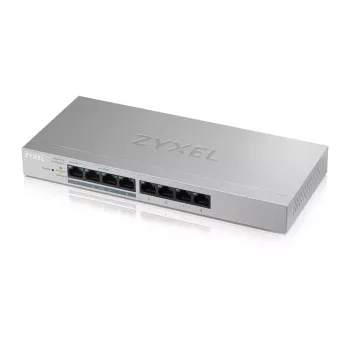 Zyxel GS1200-8HP v2 valdomas Gigabit Ethernet (10/100/1000) maitinimas per Ethernet (PoE) pilka