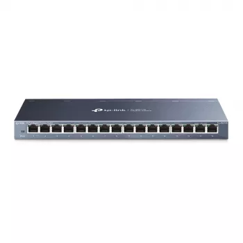 TP-Link 16 prievadų gigabitinės „Desktop“ tinklo jungiklis, nevaldomas, gigabitinis eternetas (10/100/1000), pilnas dupleksas