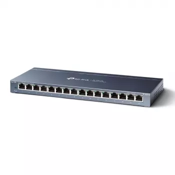 TP-Link 16 prievadų gigabitinės „Desktop“ tinklo jungiklis, nevaldomas, gigabitinis eternetas (10/100/1000), pilnas dupleksas