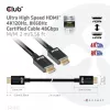 CLUB3D Ultra didelės spartos HDMI 4K120Hz, 8K60Hz sertifikuotas kabelis 48Gbps M/M 2 m / 6,56 pėd.