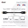 CLUB3D Ultra didelės spartos HDMI 4K120Hz, 8K60Hz sertifikuotas kabelis 48Gbps M/M 2 m / 6,56 pėd.