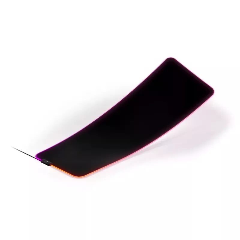Žaidimų pelės kilimėlis STEELSERIES QcK Prism Cloth XL — medžiaginė danga, 900×300 mm, 4 mm storis, RGB apšvietimas