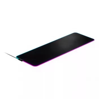 Žaidimų pelės kilimėlis STEELSERIES QcK Prism Cloth XL — medžiaginė danga, 900×300 mm, 4 mm storis, RGB apšvietimas