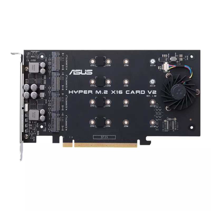 ASUS HYPER M.2 X16 CARD V2 vidinė sąsajos plokštė/adapteris