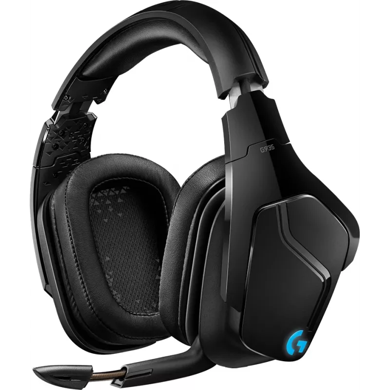 LOGITECH G935 Belaidės 7.1 erdvinio garso Lightsync žaidimų ausinės – 2,4 GHz