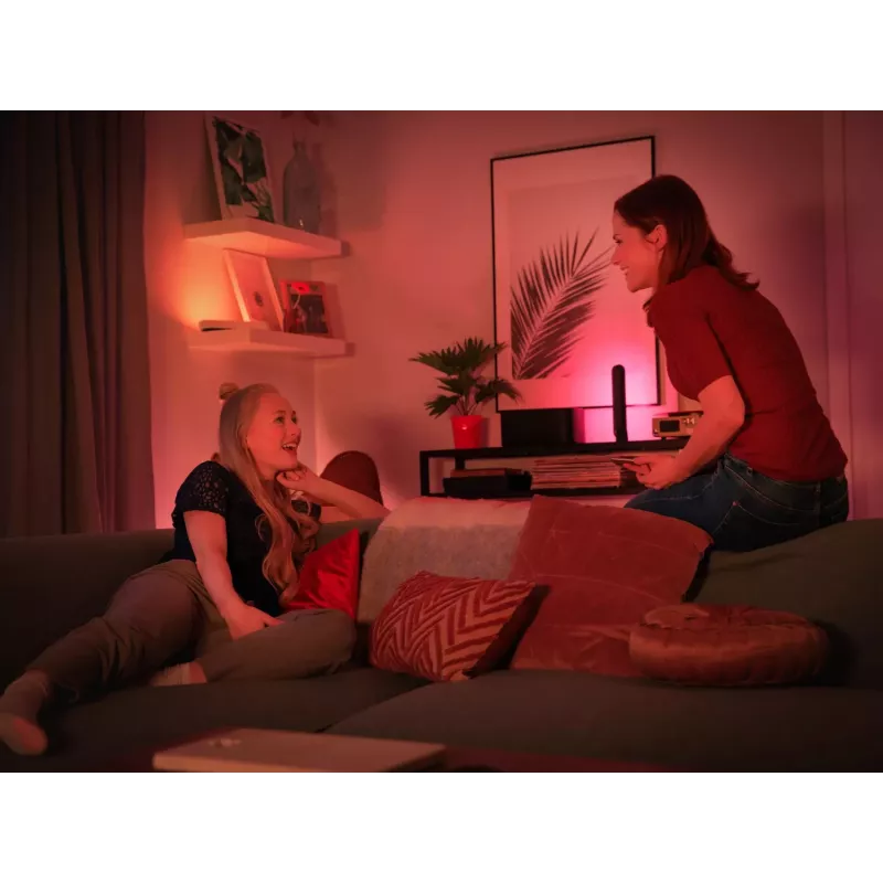 Philips Hue Balta and colour ambience Play šviesos juostos dviguba pakuotė