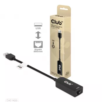 CLUB3D USB 3.2 Gen1 Tipas A į RJ45 2.5Gbps adapteris