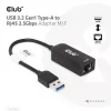 CLUB3D USB 3.2 Gen1 Tipas A į RJ45 2.5Gbps adapteris