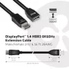 CLUB3D DisplayPort 1.4 HBR3 prailginimo kabelis 8K60Hz V/F 2m/6.56ft