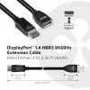 CLUB3D DisplayPort 1.4 HBR3 prailginimo kabelis 8K60Hz V/F 2m/6.56ft