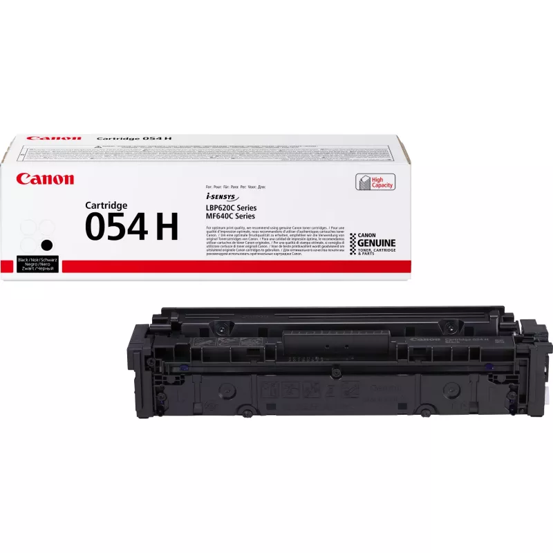 Canon 054 H didelio našumo tonerių kasetė, juoda