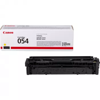 Canon 054 Tonerio kasetė, geltona, 1200 puslapių, geltona, 1 vnt.