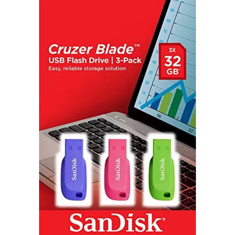 USB atmintukas SanDisk 32GB USB Type-A 2.0 Cruzer Blade