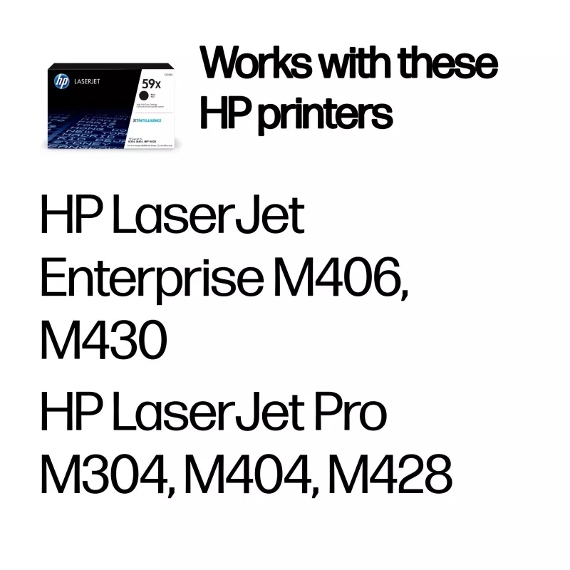 Tonerio kasetė HP 59X High Yield CF259X 10000 puslapių juoda