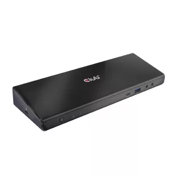 CLUB3D CSV-1562 – USB3.2 Gen1 Type-C universali triguba 4K30Hz įkrovimo stotelė su DisplayLink® sertifikatu. Universali įkrovimo stotelė