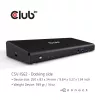 CLUB3D CSV-1562 – USB3.2 Gen1 Type-C universali triguba 4K30Hz įkrovimo stotelė su DisplayLink® sertifikatu. Universali įkrovimo stotelė