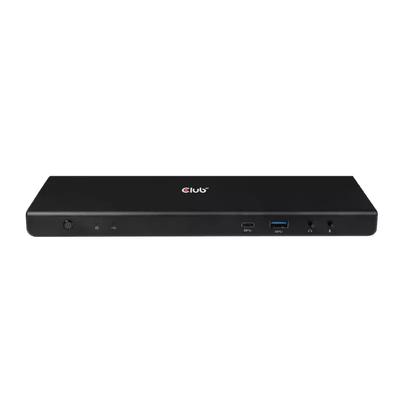 CLUB3D CSV-1562 – USB3.2 Gen1 Type-C universali triguba 4K30Hz įkrovimo stotelė su DisplayLink® sertifikatu. Universali įkrovimo stotelė