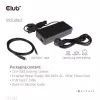 CLUB3D CSV-1562 – USB3.2 Gen1 Type-C universali triguba 4K30Hz įkrovimo stotelė su DisplayLink® sertifikatu. Universali įkrovimo stotelė