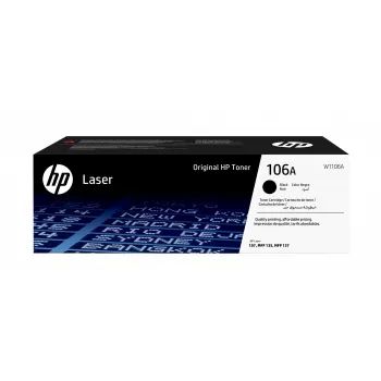 HP 106A Originalus juodas lazerinis kasečių toneris, 1000 puslapių, juoda, 1 vnt.