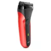 Braun Series 3 300s Folijos skustuvas su trimeriu Juoda, Raudona