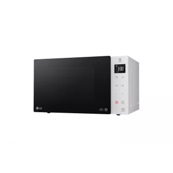 LG MS 23 NECBW juodai balta Solo mikrobangų krosnelė virš viryklės 23 L 1000 W