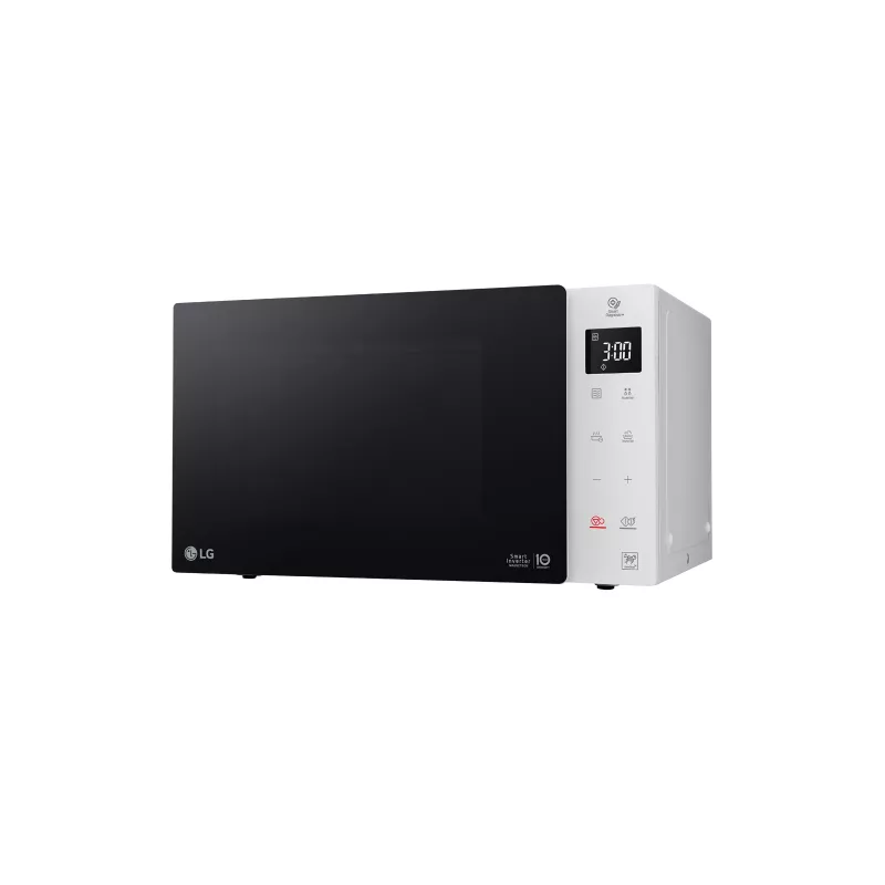 LG MS 23 NECBW juodai balta Solo mikrobangų krosnelė virš viryklės 23 L 1000 W