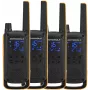 Dvipusis radijas „Motorola Talkabout T82 Extreme Quad Pack“ — 4 × PMR rageliai, 16 kanalų, IPX4, 500 mW, NiMH įkraunamos baterijos, „micro-USB“