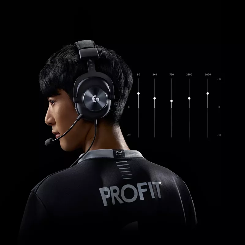 LOGITECH G Pro X žaidimų ausinės - 3,5 mm - juodos