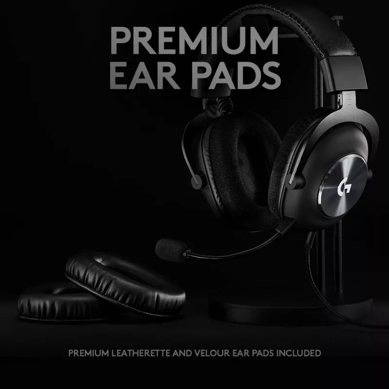LOGITECH G Pro X žaidimų ausinės - 3,5 mm - juodos