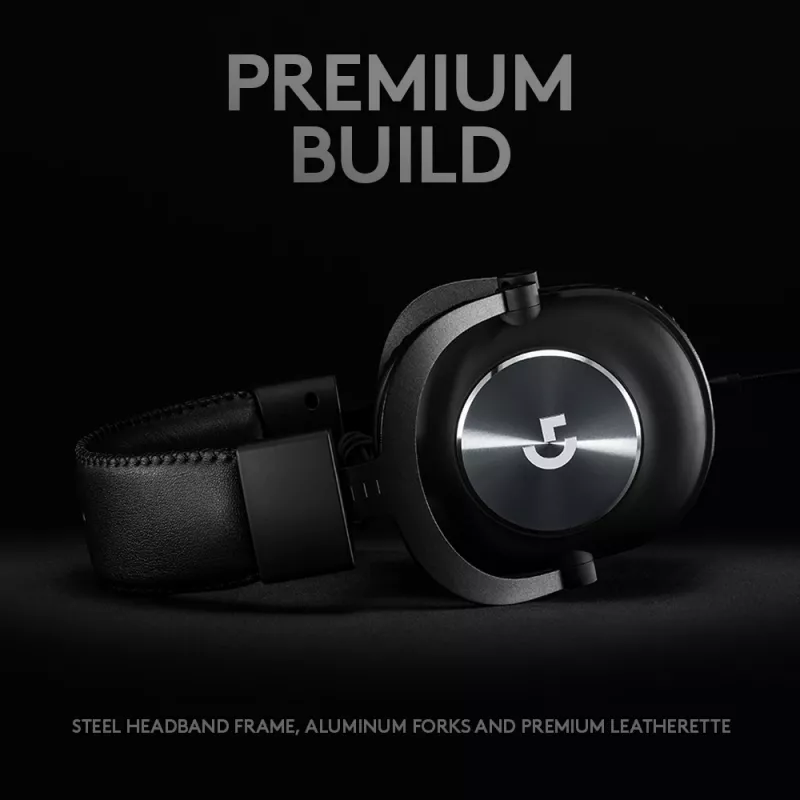LOGITECH G Pro X žaidimų ausinės - 3,5 mm - juodos