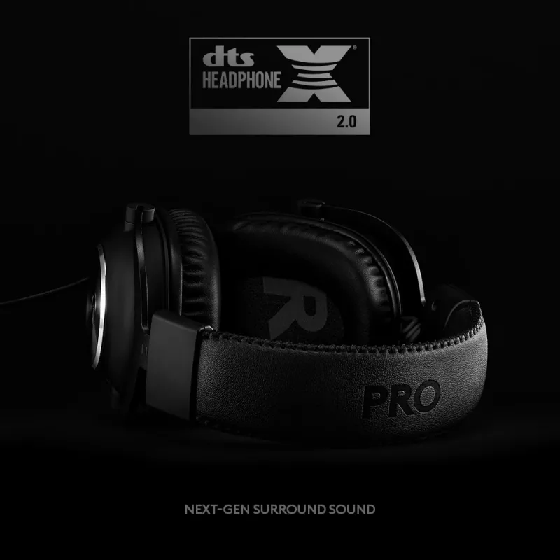 LOGITECH G Pro X žaidimų ausinės - 3,5 mm - juodos