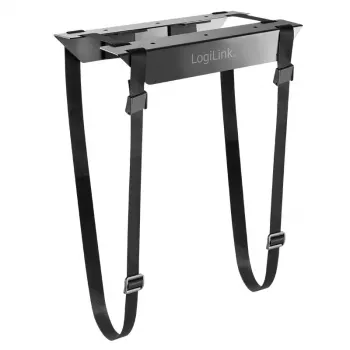 CPU laikiklis LOGILINK EO0009 — reguliuojamas plieninis stalinio kompiuterio bokšto laikiklis, juodas, RoHS