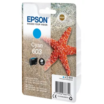 Epson C13T03U24010 rašalo kasetė 1 vnt. Originali standartinė išeiga žydra
