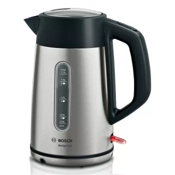 Bosch TWK4P440 elektrinis virdulys 1.7 L 2400 W Juoda, nerūdijantis plienas