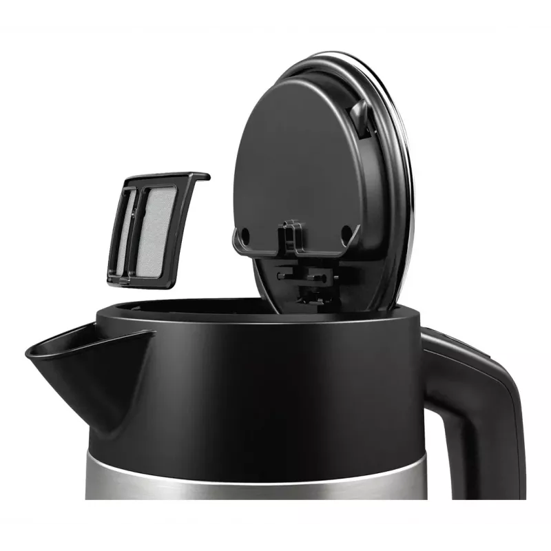 Bosch TWK4P440 elektrinis virdulys 1.7 L 2400 W Juoda, nerūdijantis plienas