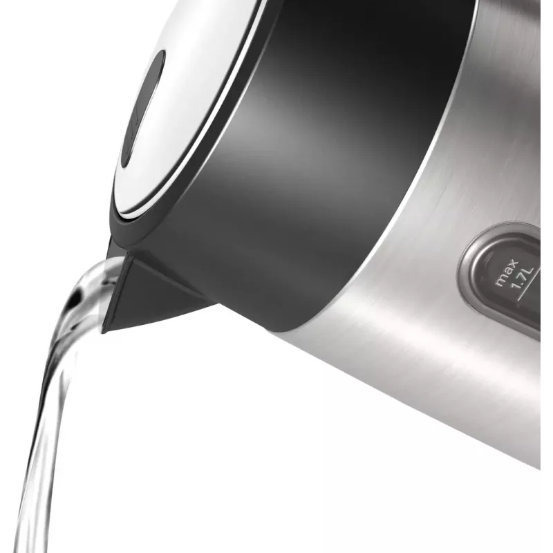 Bosch TWK4P440 elektrinis virdulys 1.7 L 2400 W Juoda, nerūdijantis plienas