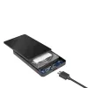HDD/SSD korpusas LogiLink UA0339 juodas 2,5 colio