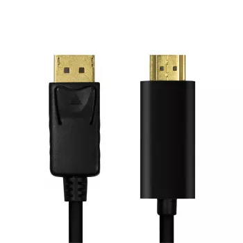 Vaizdo kabelio adapteris LogiLink CV0128 3 m DisplayPort HDMI Tipas A Juodas