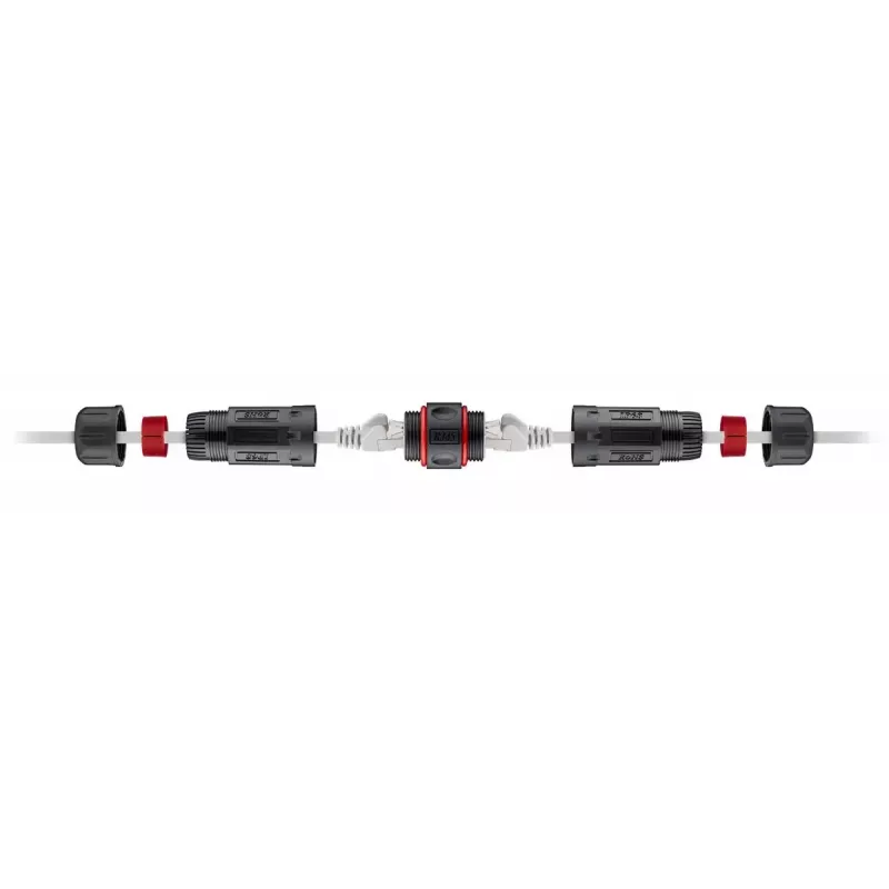 Goobay kabelių priedas 79566 juodas 250 MHz 2x RJ45