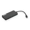 Lenovo GX90T77924 prijungimo stotis — USB-C šakotuvas su HDMI 1.4, 2×USB-A 3.2 Gen1, USB‑2.0, „microSD“ kortelių skaitytuvu, pilka