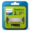 Skutimosi peiliukas Philips Norelco OneBlade QP620/50 pakaitiniai peiliukai, juodi, 2 vnt. pakuotė